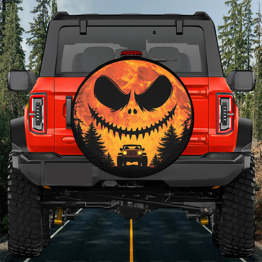 Bronco Halloween tire cover