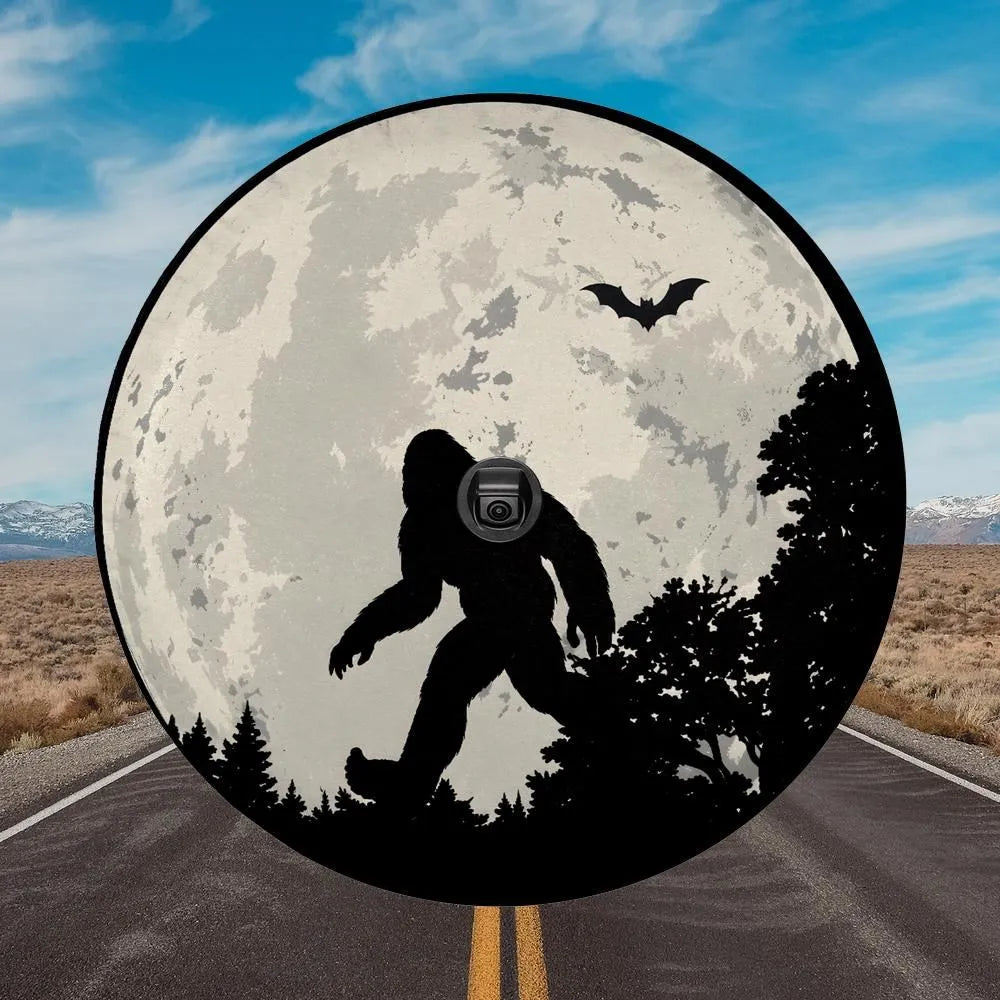 Bigfoot Halloween Tire Cover